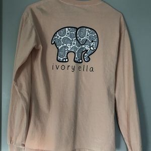 Ivory Ella Long Sleeved Top